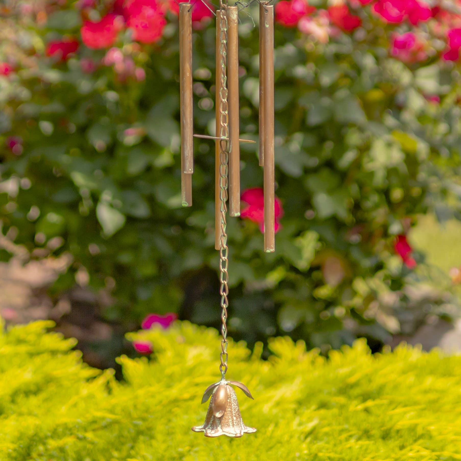 Zaer Ltd. International - Wholesale Wind Chime - 3 Assorted Hanging Angel Wind Chimes in Copper9