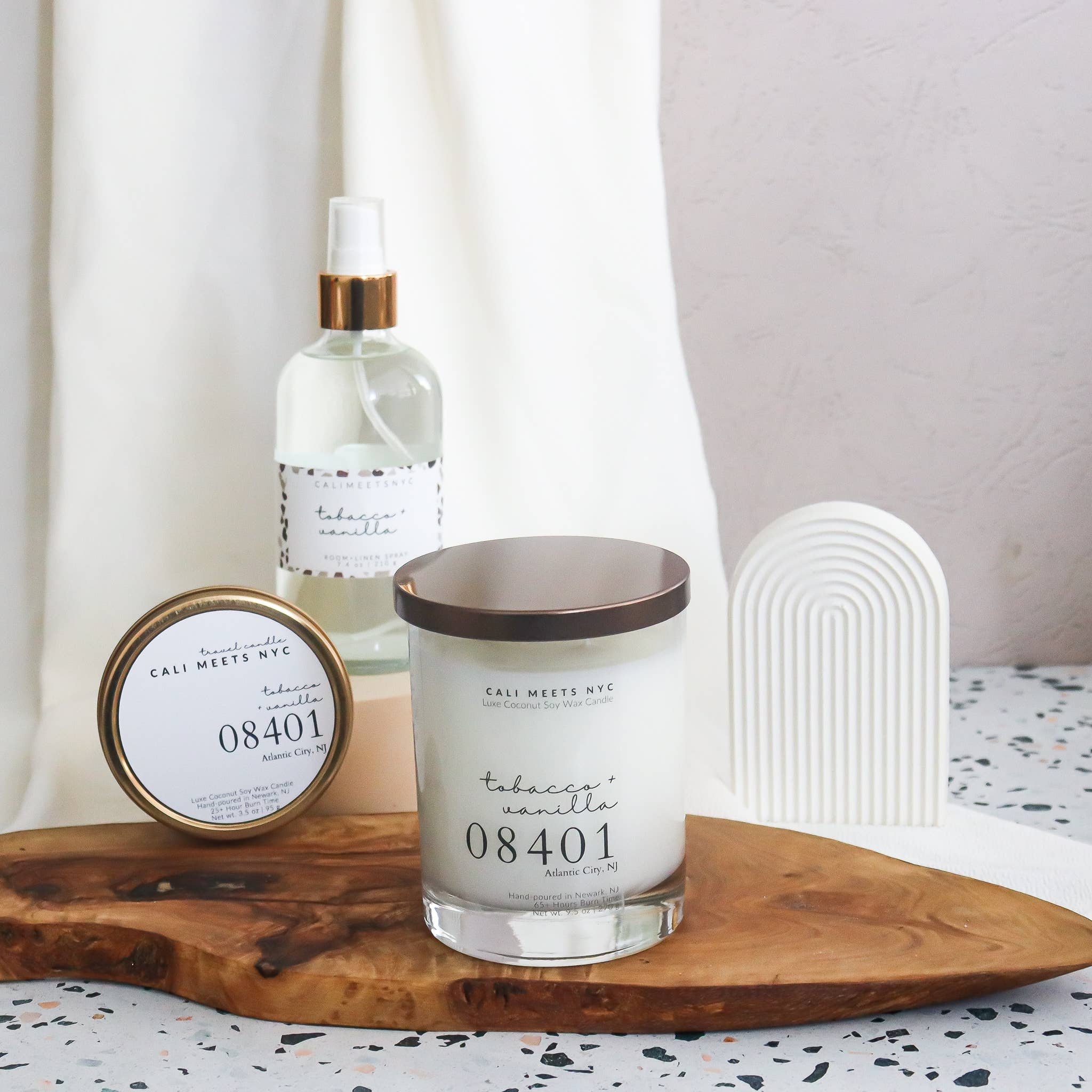 Cali Meets NYC - Wholesale Room & Linen Spray - Tobacco + Vanilla Room + Linen Spray2
