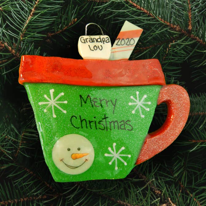 Enfeite Taça de Chocolate Quente por atacado de Dough Delights, Inc