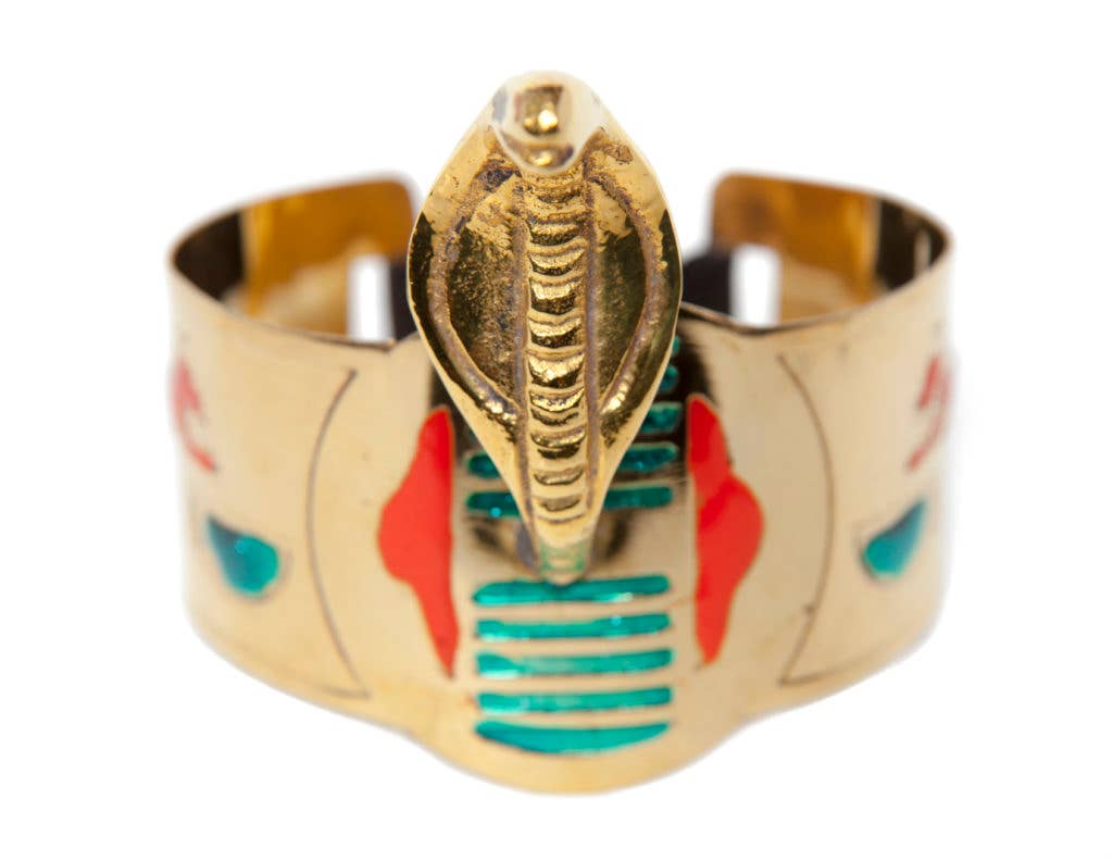 GLD 8373 - Egyptian Snake Armband for wholesale on Faire1