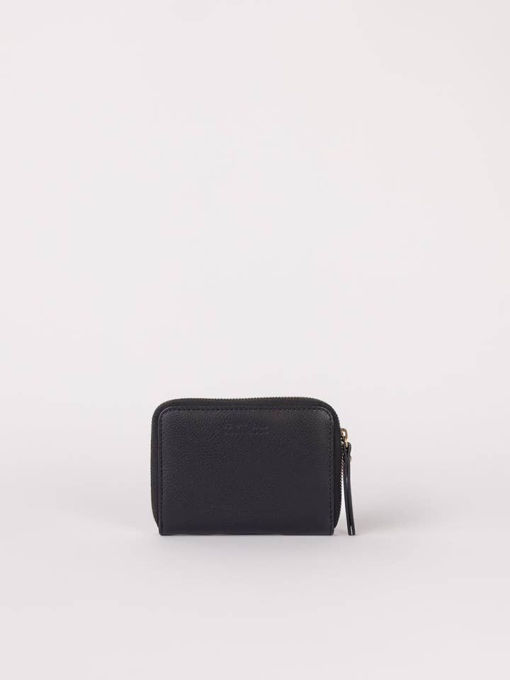 Robbie Wallet - Black Soft Grain Leather for wholesale by O My Bag