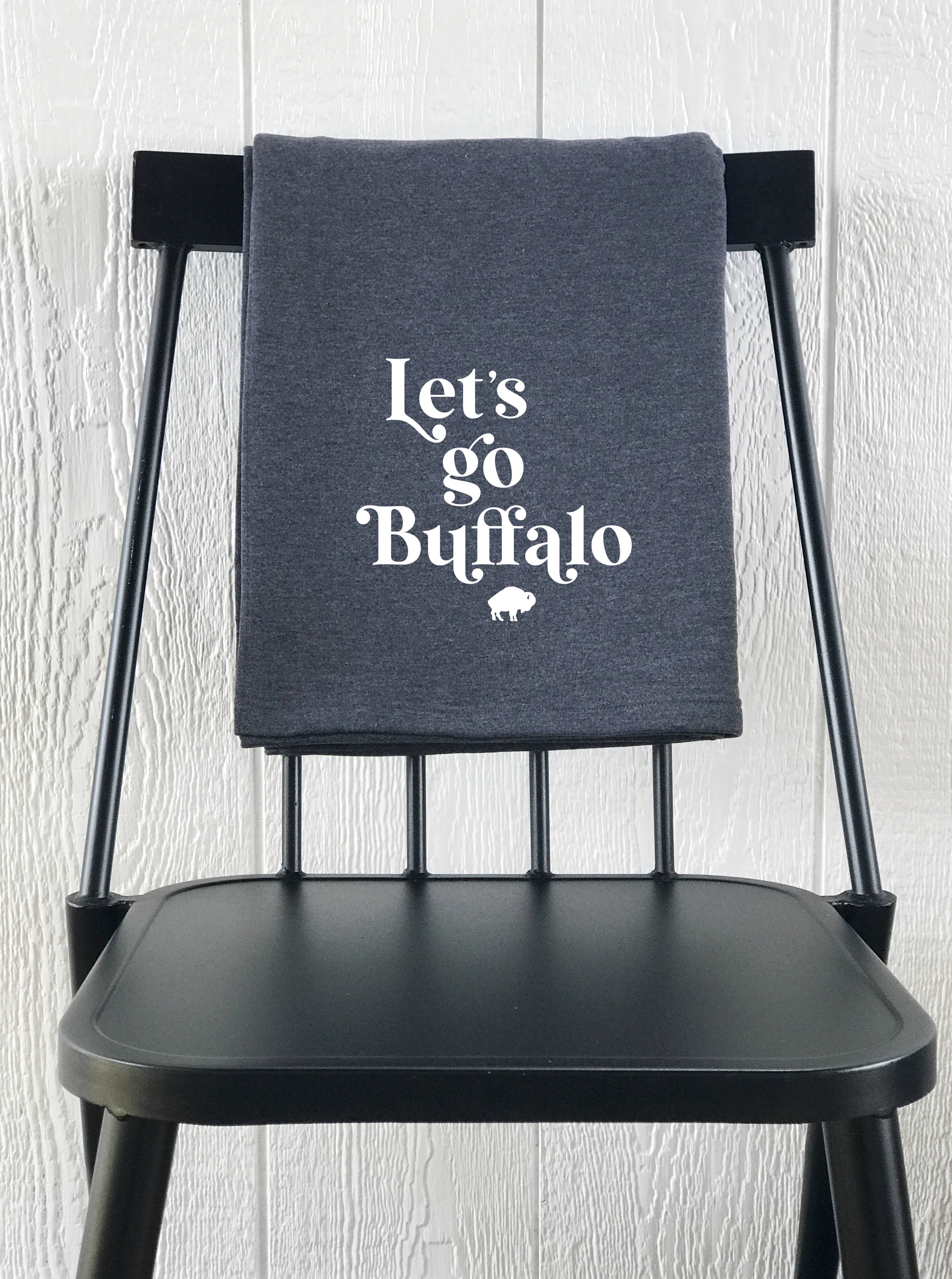 Perfect Day Print Co - Wholesale Throw Blanket - Buffalo Bills Throw Blanket - Lets Go Buffalo2