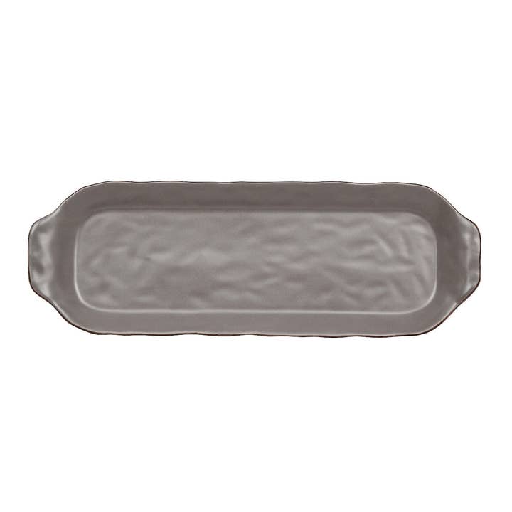 Cantaria Rectangular Tray Charcoal for wholesale by Skyros Designs