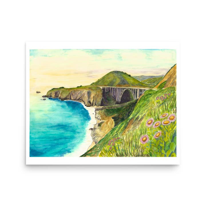 Follow the Sun - Wholesale Art Print - "Bixby Bridge" Art Print1