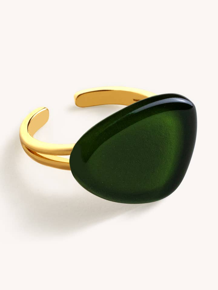 Gota Ring — Smaragdgrön för wholesale av Garda