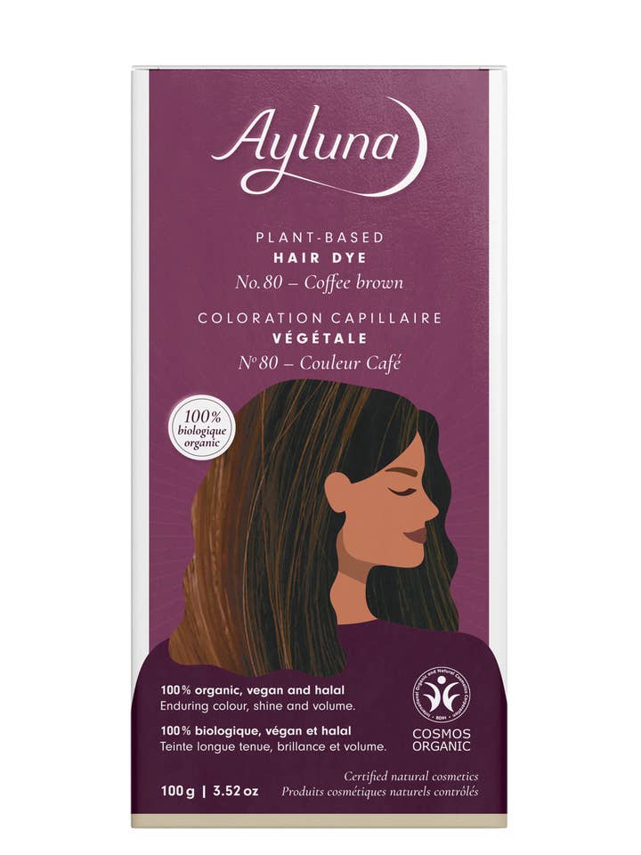 Kaffe Brun Plante-baseret hårfarve for engroshandel hos Ayluna