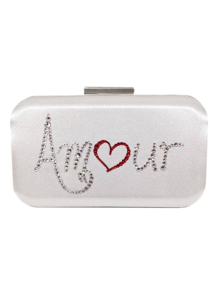 Kissie "Amour" Kristall-Clutch für den Großhandel von Ariel Taub
