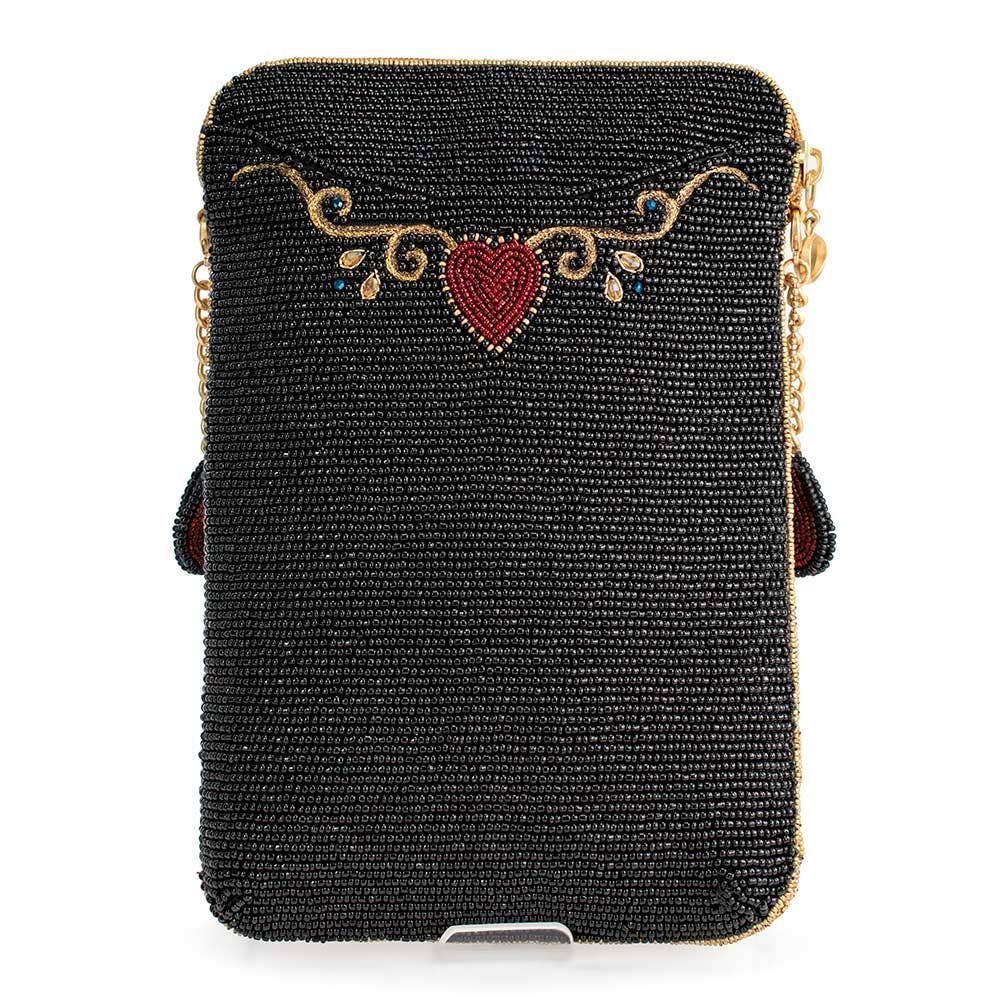 Mary Frances Accessories - Wholesale Crossbody Bag - Women's - The Queen Beaded Queen Playing Card Mini Crossbody Clutch4