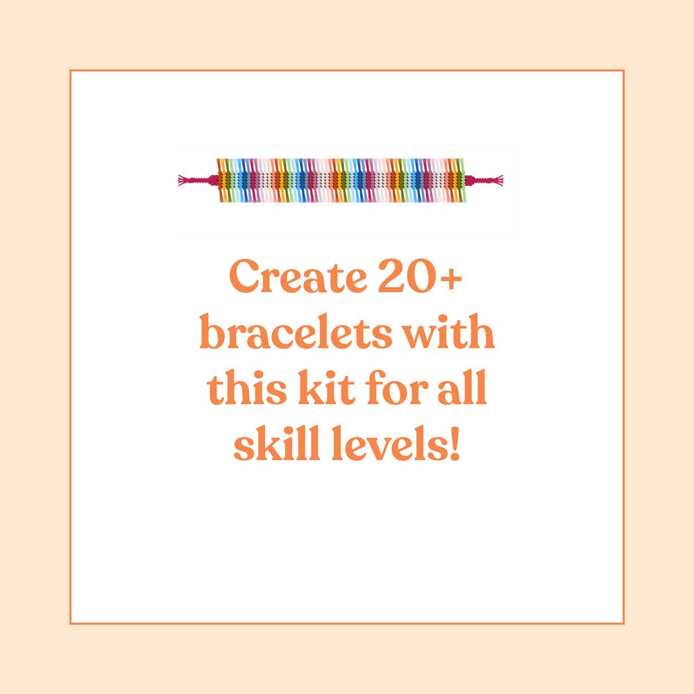 Chronicle Books - Wholesale DIY Craft Kit - Mindful Crafts: Calm Vibes Friendship Bracelet Kit2