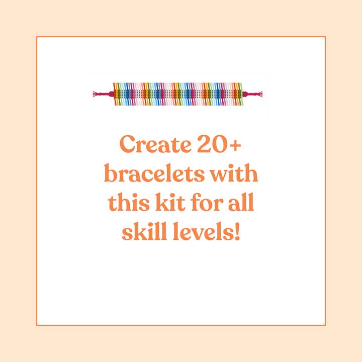 Chronicle Books - Wholesale DIY Craft Kit - Mindful Crafts: Calm Vibes Friendship Bracelet Kit2