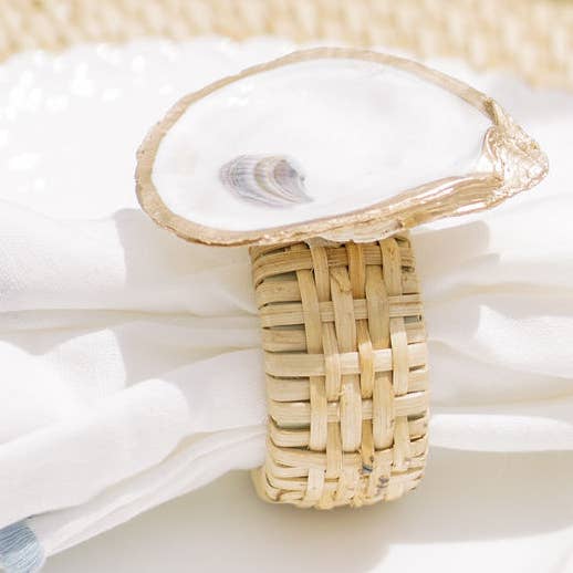 Anéis Guardanapo Shell Ostra por atacado de Willett and Co