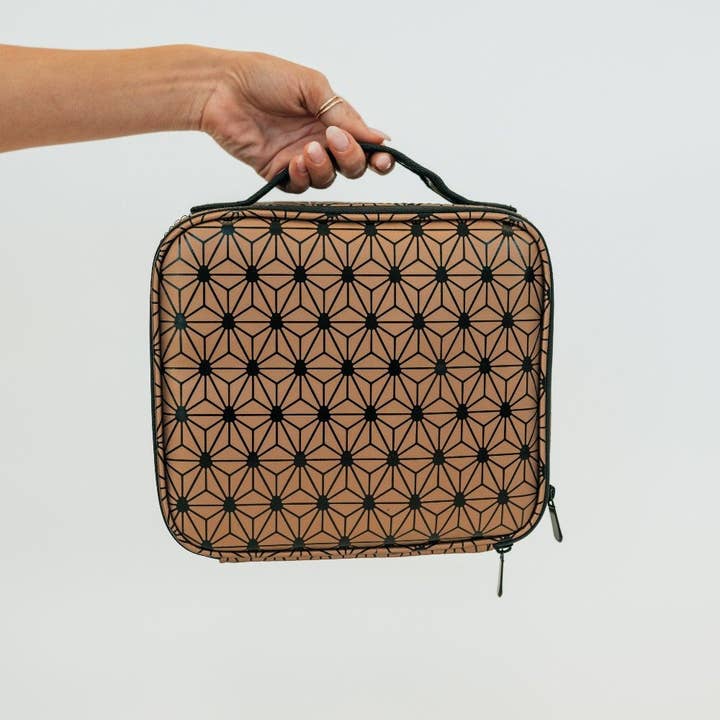 modern and chic - Wholesale Makeup/Cosmetic Bag - Khloe Customizable Cosmetic Case2