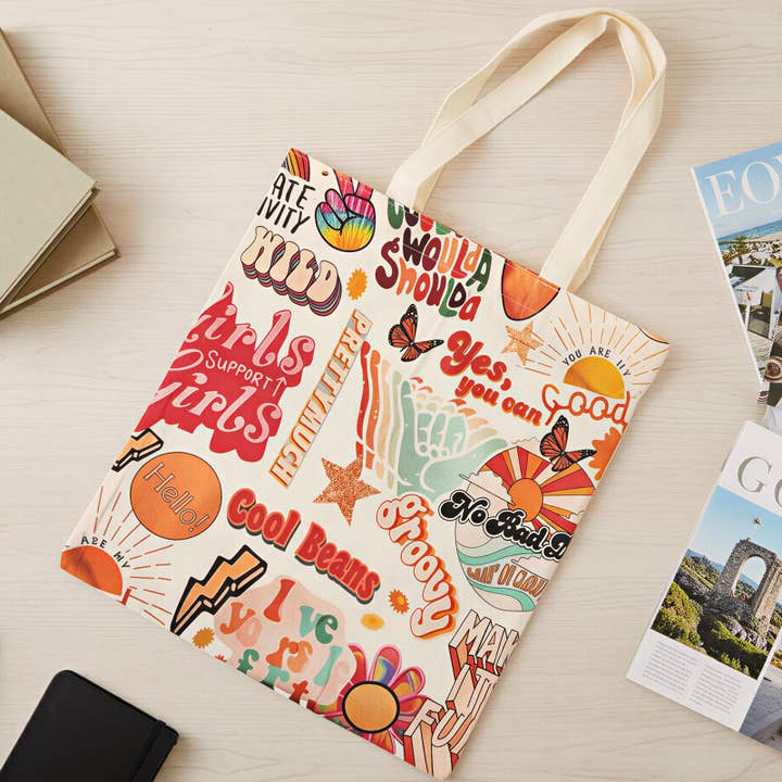 Wrapables.com - Wholesale Tote Bag - Women's - Wrapables Zippered Canvas Reusable Tote Bag23