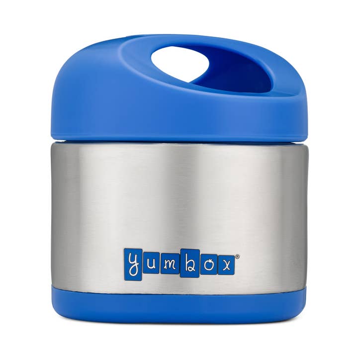 Yumbox Cubi Gourde isotherme pour enfants - Poignée facile et couvercle ouvert 295 ml - Bleu surf pour la vente par Yumbox