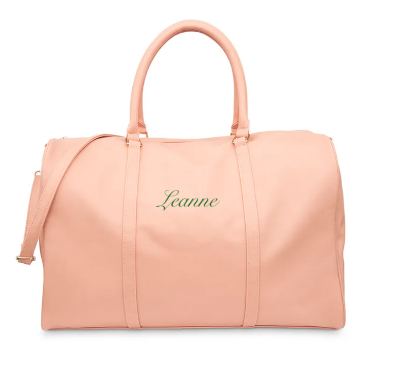 Weddingstar Inc. - Wholesale Duffel- en weekendtas - Dames - Weekender reistas van kunstleer voor dames - lichtroze4