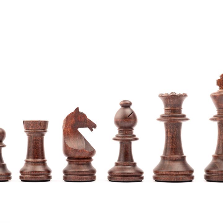 MORA CHESS – Großhandel Brettspiele – Staunton Europa Nr. 5 Schachfiguren – Mahagoni6