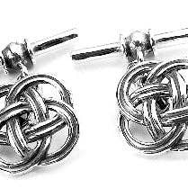 Silver Insanity – Engroshandel Manchetknapper/skjorte - Herre – Sterling sølv Celtic Knotwork kæde og Bar manchetknapper