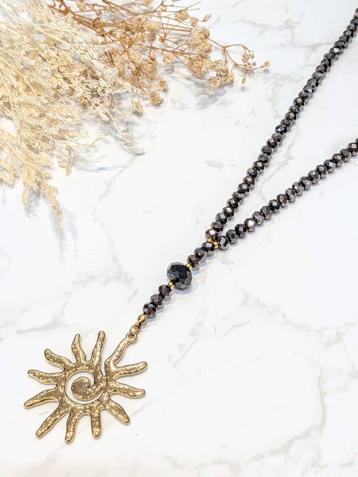 Rectriliaq necklace in stainless steel for wholesale by LOLO & YAYA