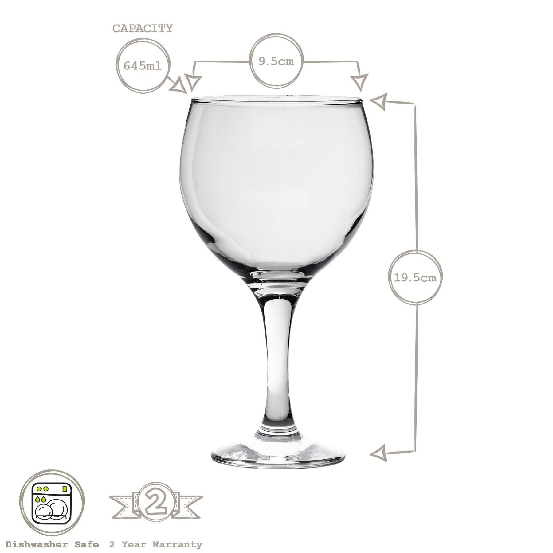 Rinkit Ltd - Wholesale Cocktail/Liquor Glass - 645ml Misket Gin & Tonic Glass - By LAV5
