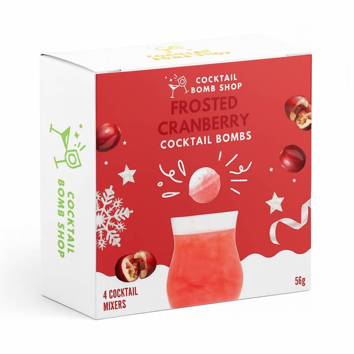 FROSTED CRANBERRY COCKTAIL BOMB for wholesale by Cocktail Bomb Shop