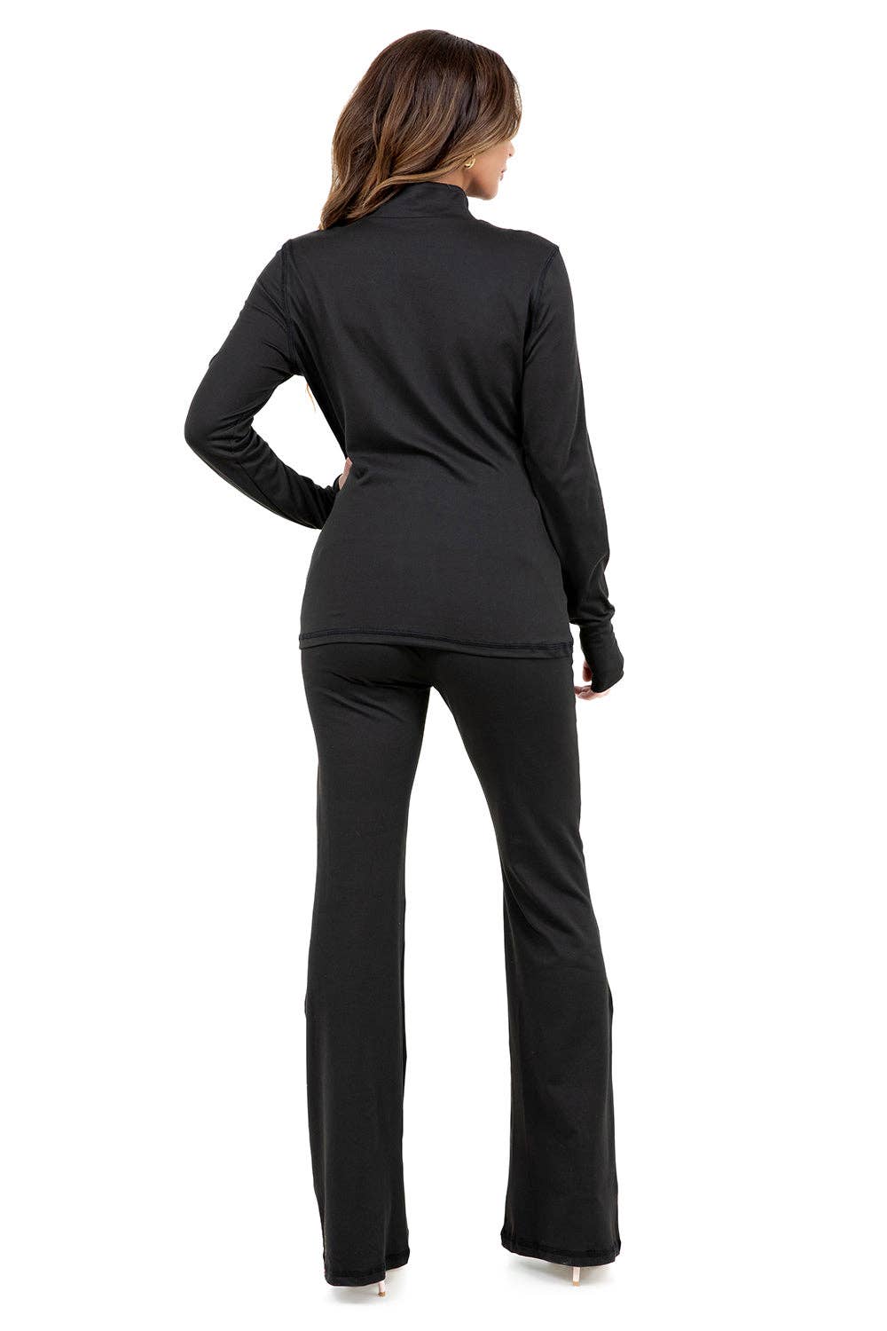 Black WOMEN FASHION TWO PIECE TRACKSUITS for wholesale on Faire5