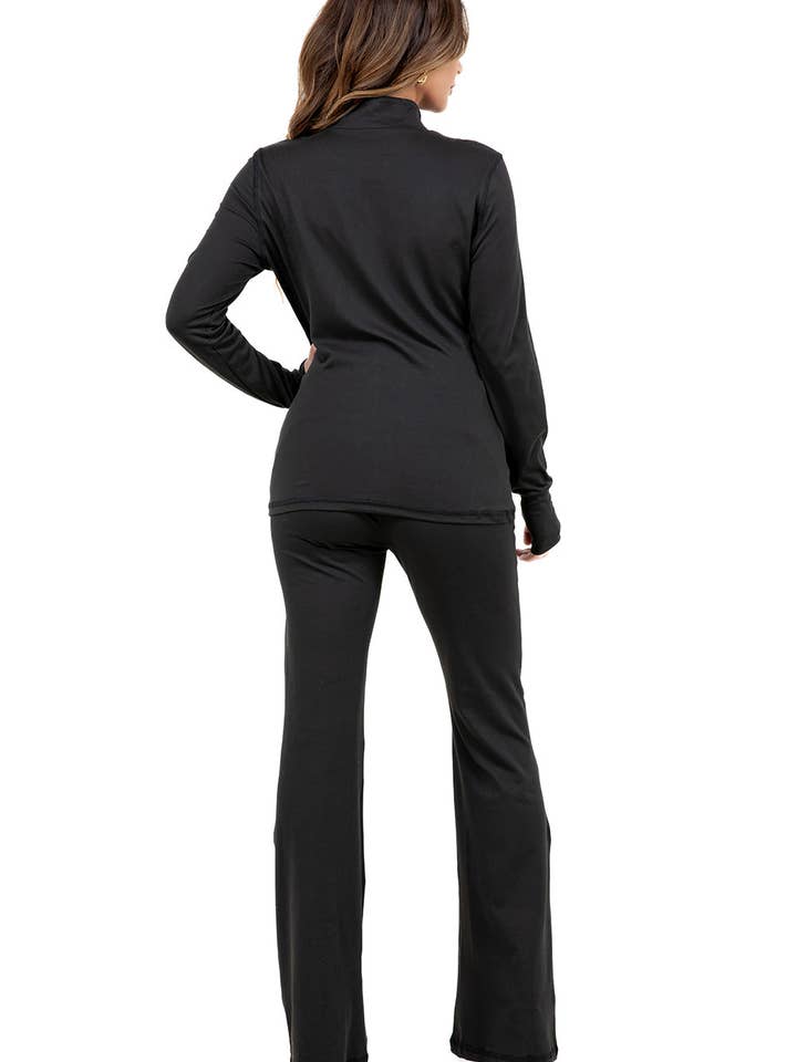 Black WOMEN FASHION TWO PIECE TRACKSUITS for wholesale on Faire5