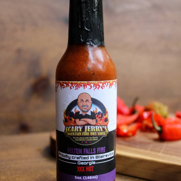 Scary Jerry's Mountain Fire Hot Sauce - Wholesale Hot Sauce - Helton Falls Fire Hot Sauce12