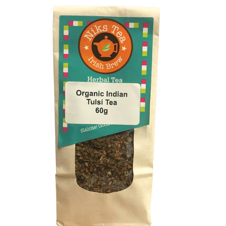 Organic Indian Tulsi Tea Loose Tea for wholesale by Nik’s Tea