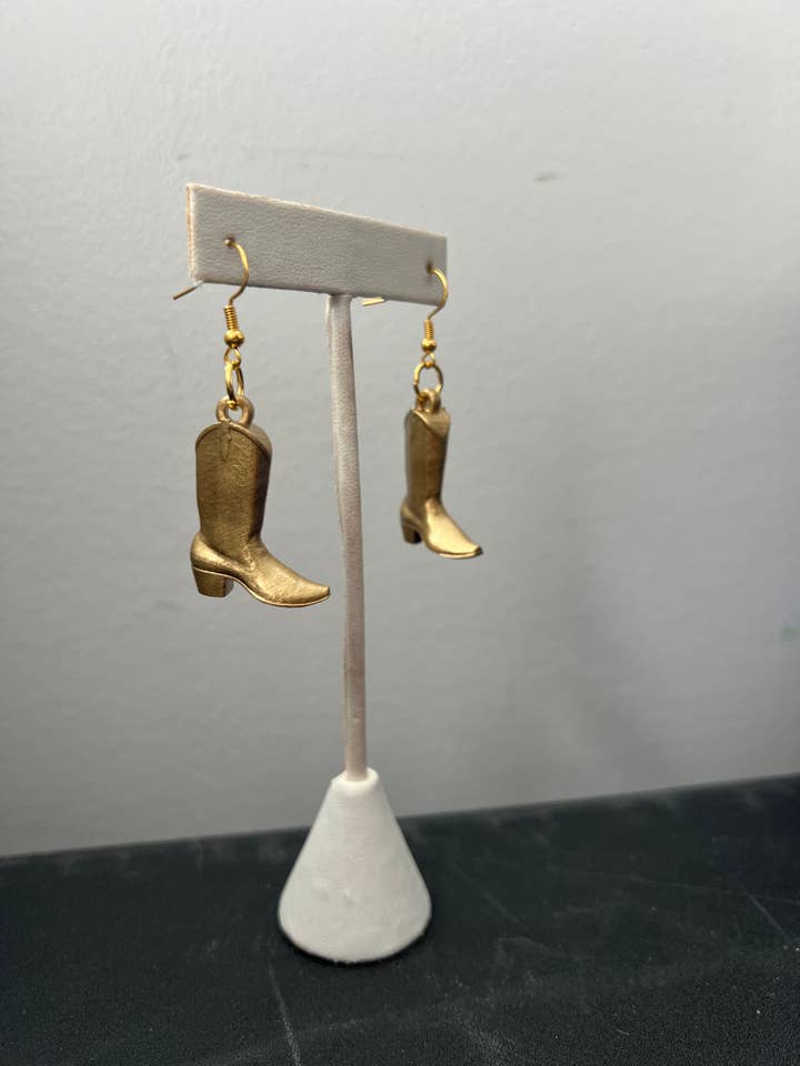 Cowgirl-laarzen, oorbel, cowboy, laarzen voor wholesale door Elby Designs