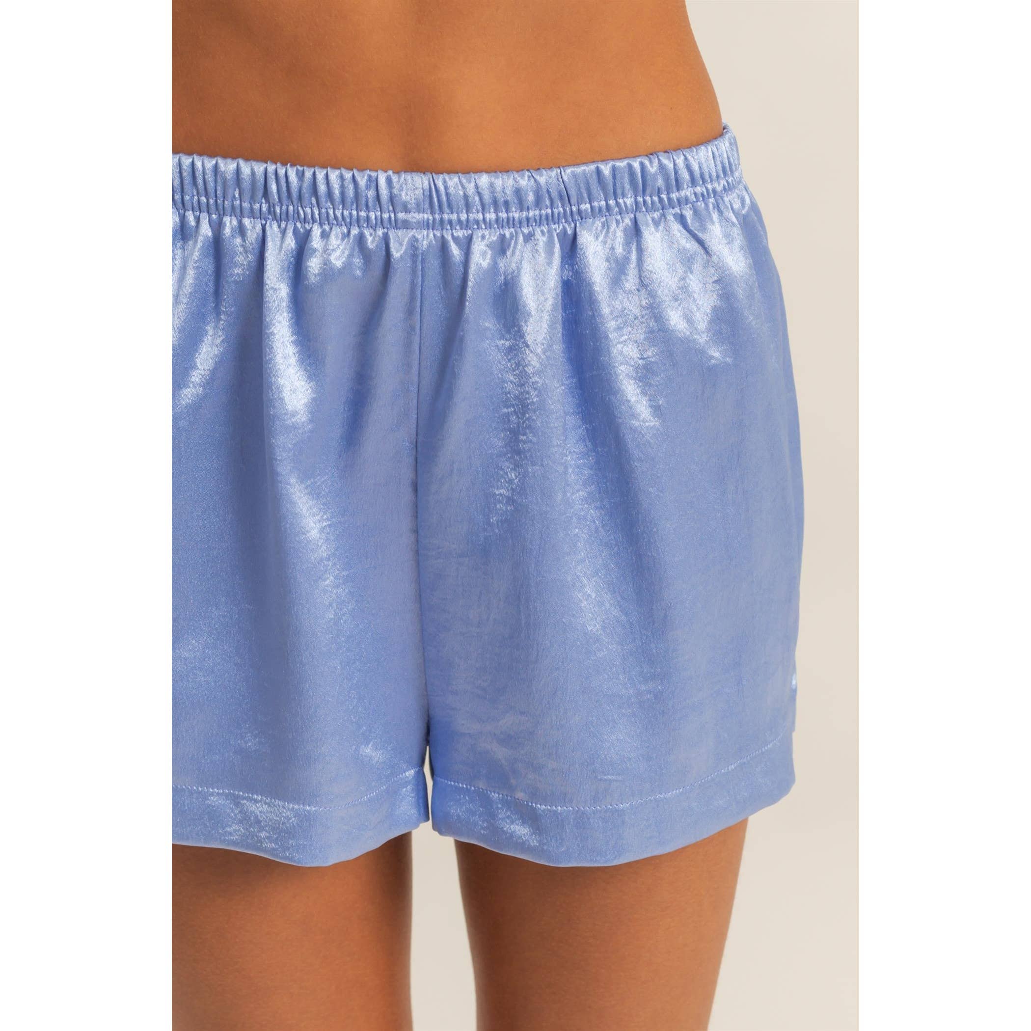 HYFVE - Wholesale Shorts - Women's - Satin Elastic Waist Shorts With Side Slit15