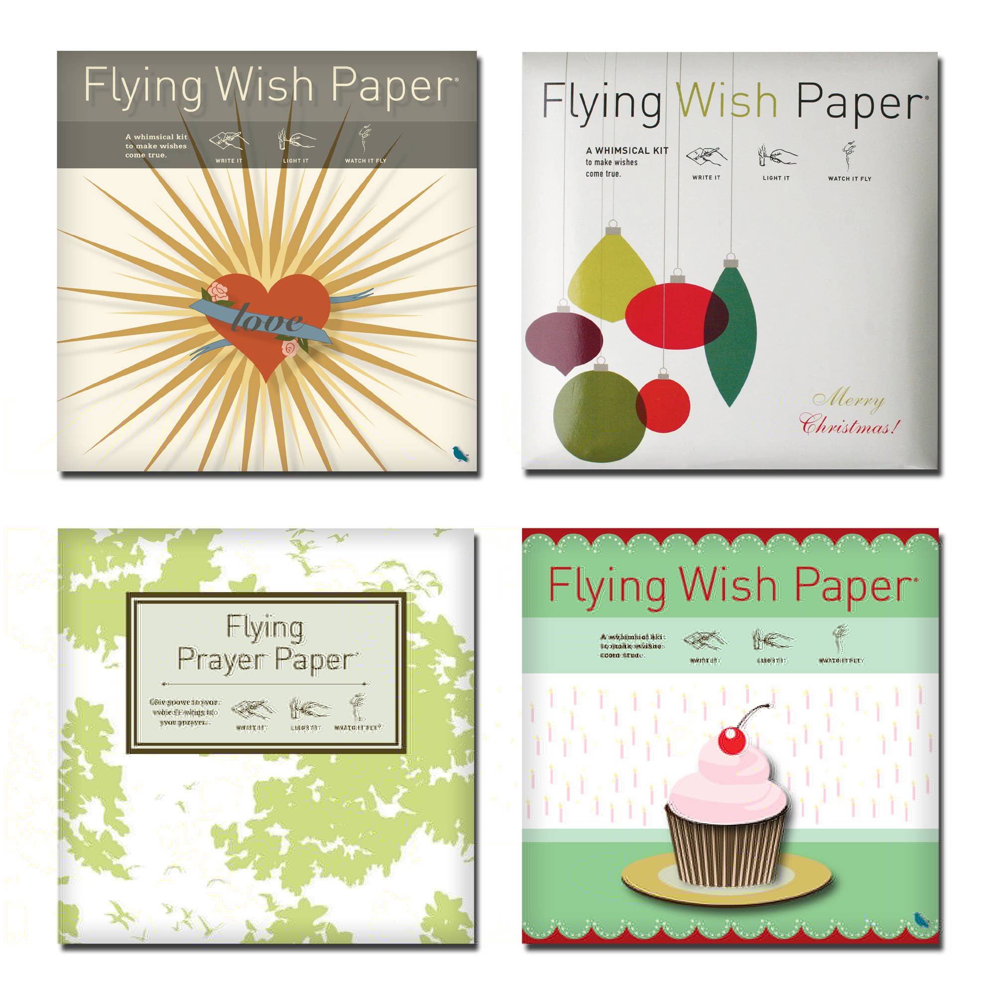 FLYING WISH PAPER ® - Wholesale Birthday Card - Flying Wish Paper® Limited Offer – 4 Large Gathering Kits0