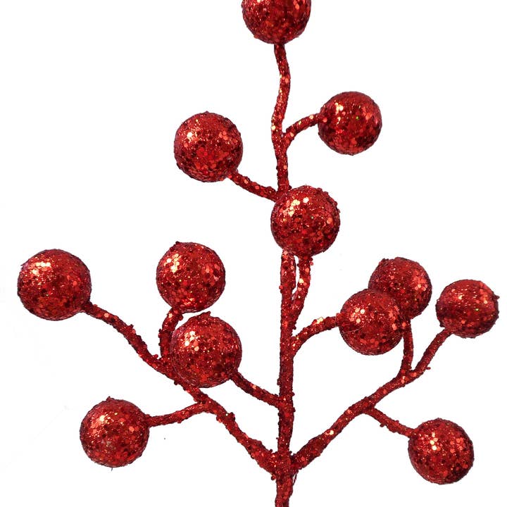 Spray à bulles à paillettes, 12 po, rouge pour la vente par Lucknow Southern and Company