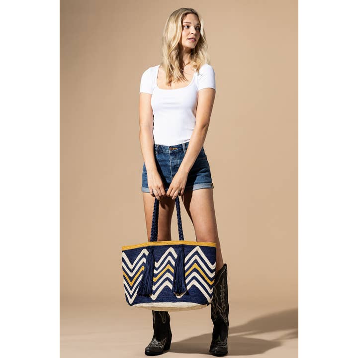 Malaka Sac à bandoulière en jute Malaka en vente sur Faire9