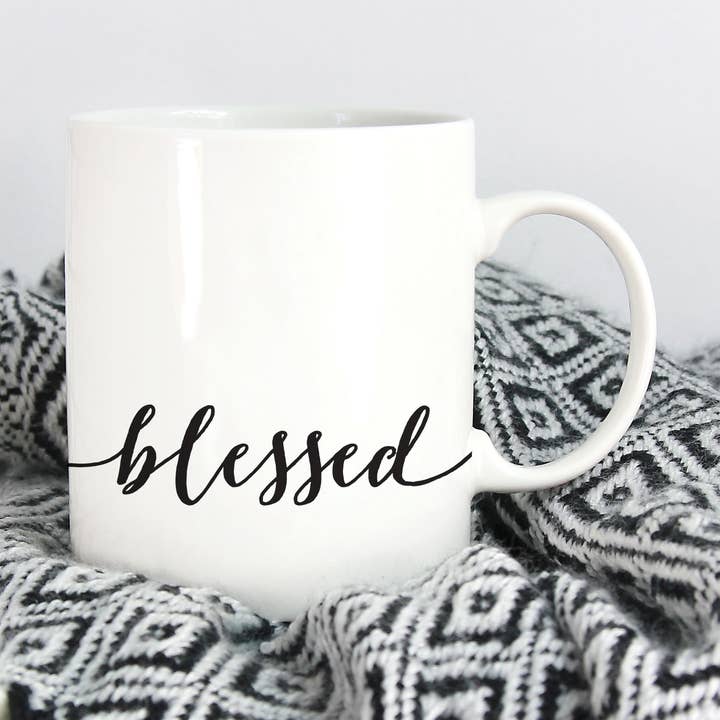 Blessed Mug for wholesale by P. Graham Dunn