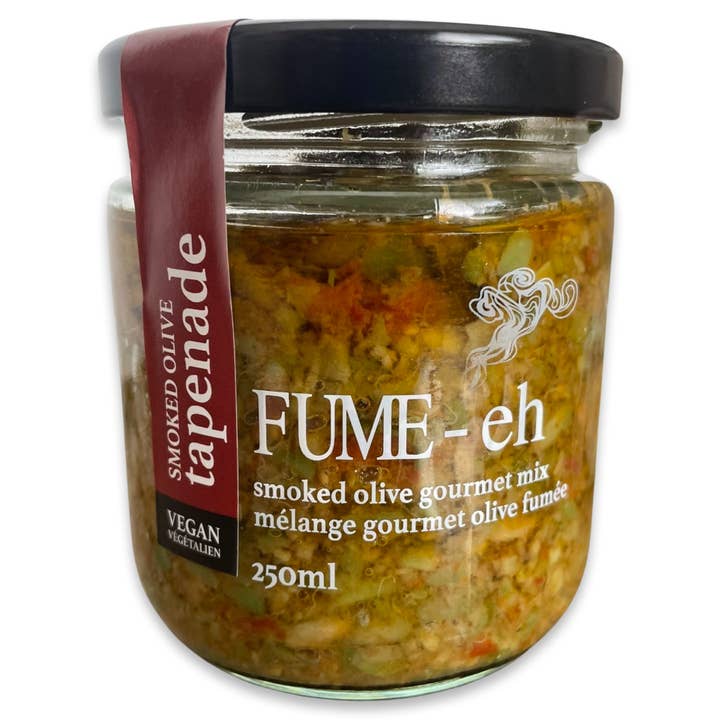 Smoked Olive Tapenade for wholesale by Fume-Eh Gourmet
