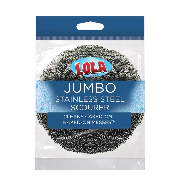 Tampon à récurer géant en acier inoxydable pour la vente par LOLA