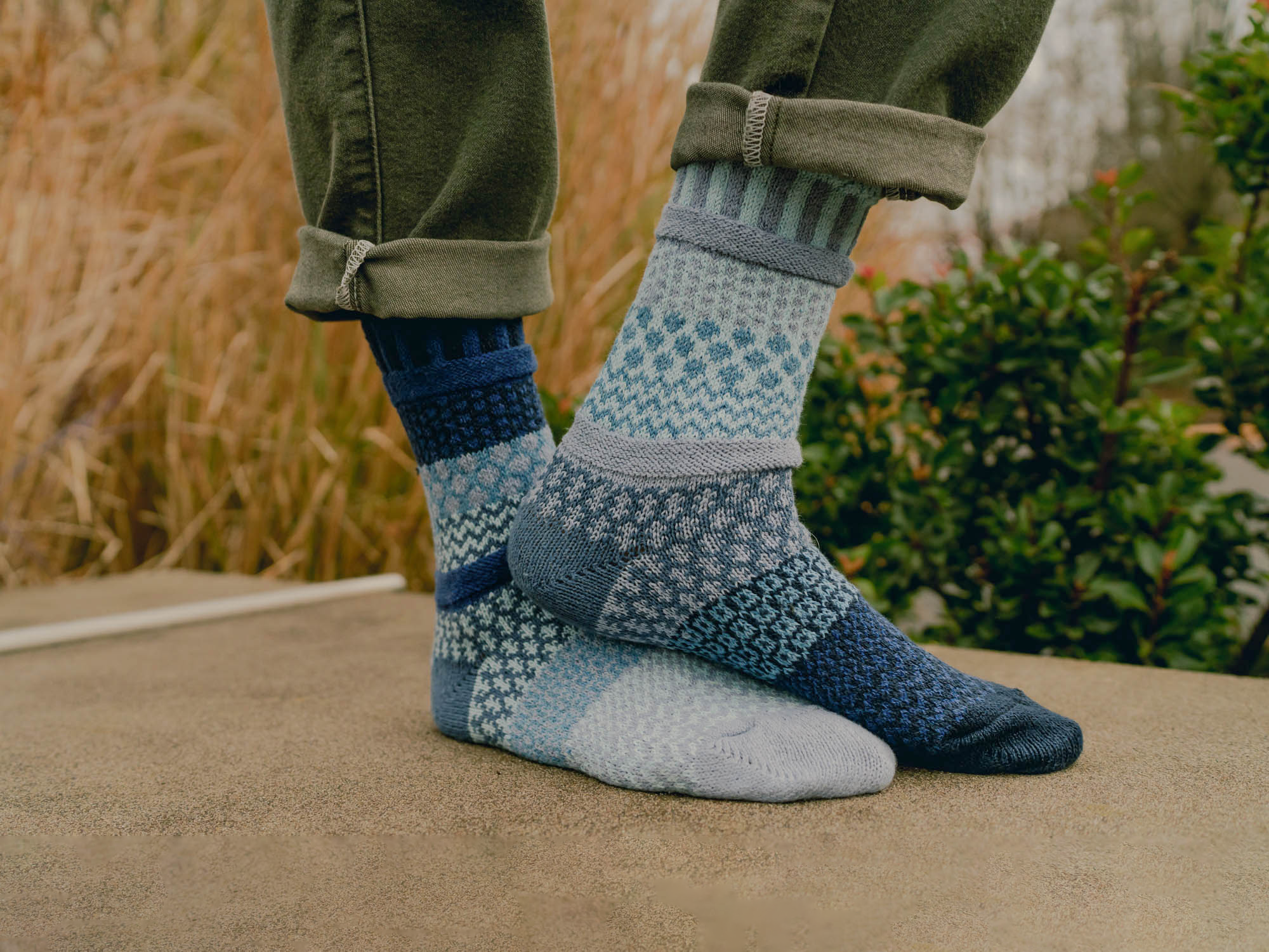 Solmate Socks - Wholesale Socks - Unisex - Horizon Crew Socks | Eco-Friendly & Made in the USA2