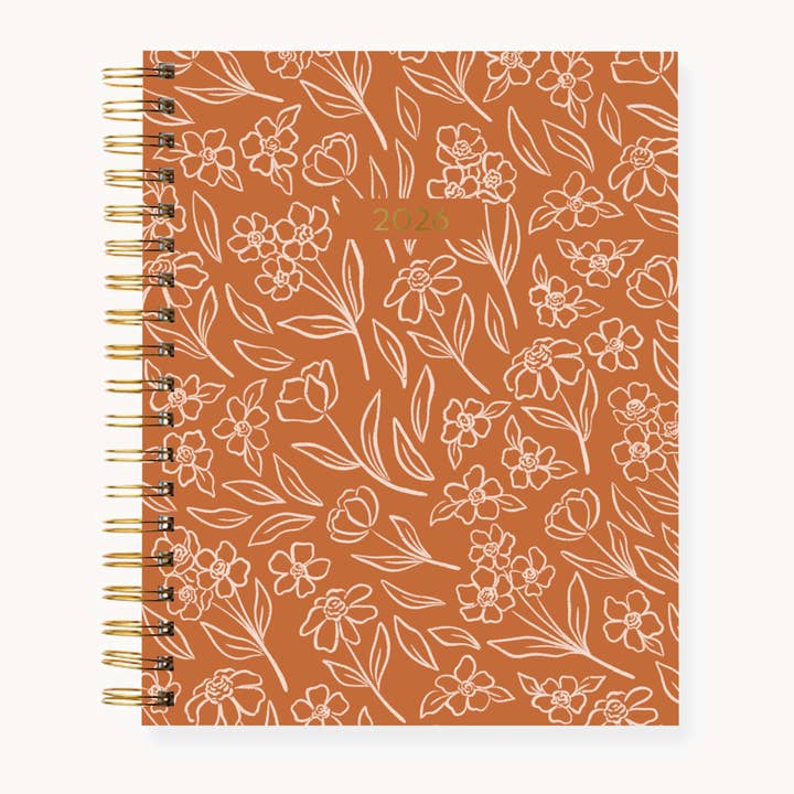 Terracotta 2026 Jaarplanner | Herfst & Halloween voor wholesale door Elyse Breanne Design