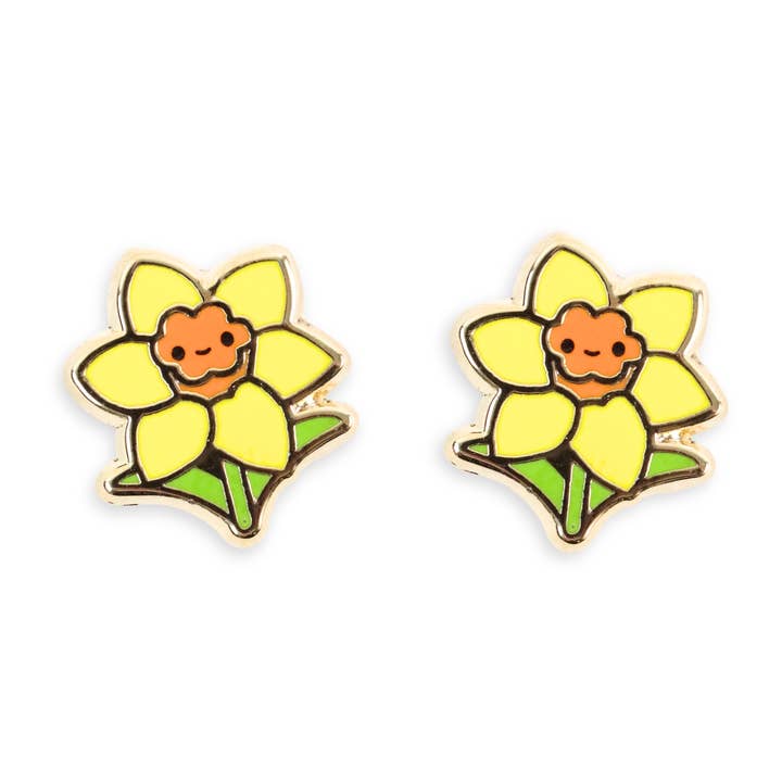 Daffodil Earrings for wholesale by LuxCups Creative