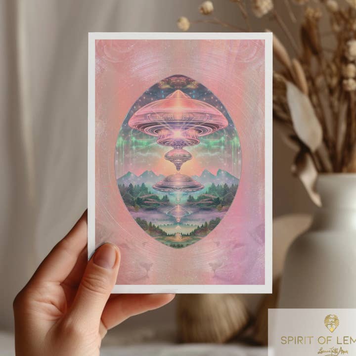 Star Family Vessels - Tomt gratulationskort för wholesale av Spirit of Lemuria