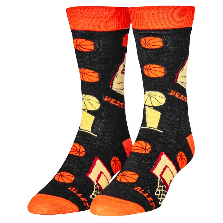 Basketball - Mens Crew Folded for wholesale by Crazy Socks