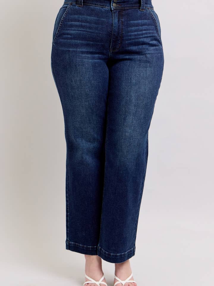 HW Wide Leg - PLUS for wholesale by Judy Blue Jeans