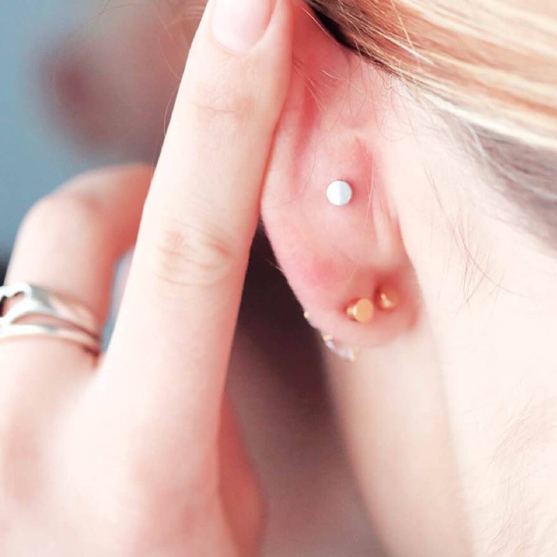 Pretty Smart - Vente Clous d'oreille - Boucles d'oreilles à tige succulentes, 13 mm7