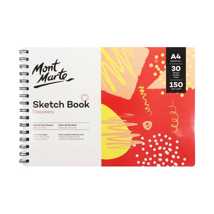 Sketch Book Discovery A4 (8.3 x 11.7in) 30 Sheets 150gsm for wholesale by Mont Marte Usa, Inc.
