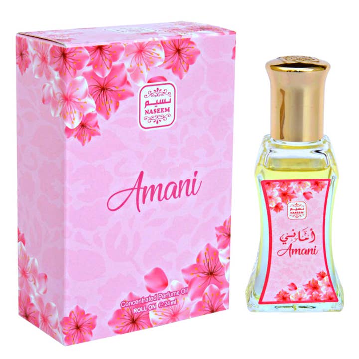 AMANI Roll On Fruity Jasmine Vanilla Women's Fragrance 24 mL for wholesale by NASEEM