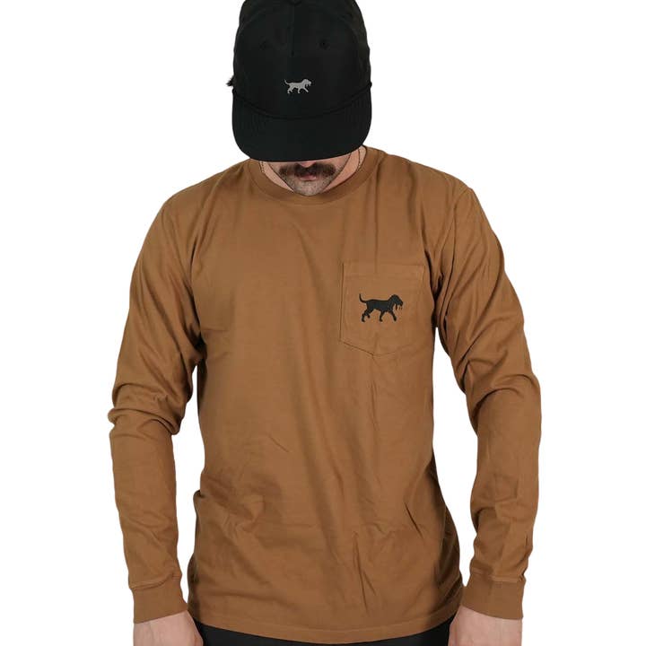 Back Down South Clothing - Wholesale Screen Printed T-Shirt - Men's - Midnight Mallard - Tobacco LS3