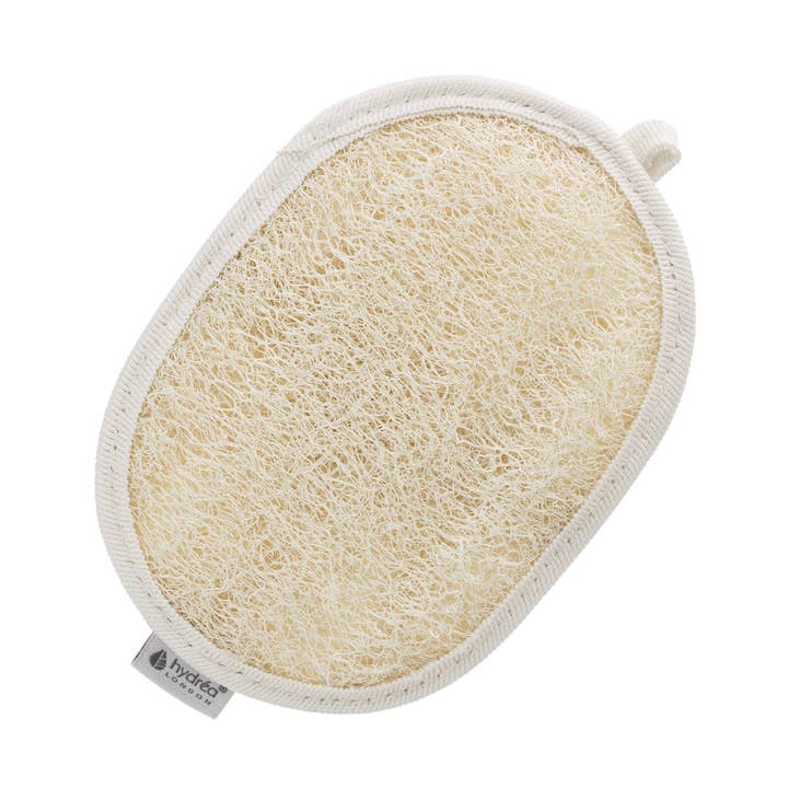 Organic Egyptian Loofah Body Pad backed- oval for wholesale by Hydréa London