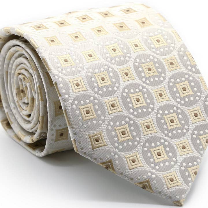 Corbatas con patrón cuadrado premium para venta al por mayor de Ferrecci