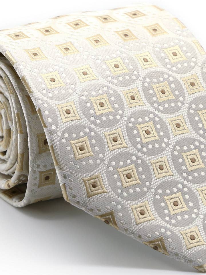 Cravates à motif carré Premium pour la vente par Ferrecci