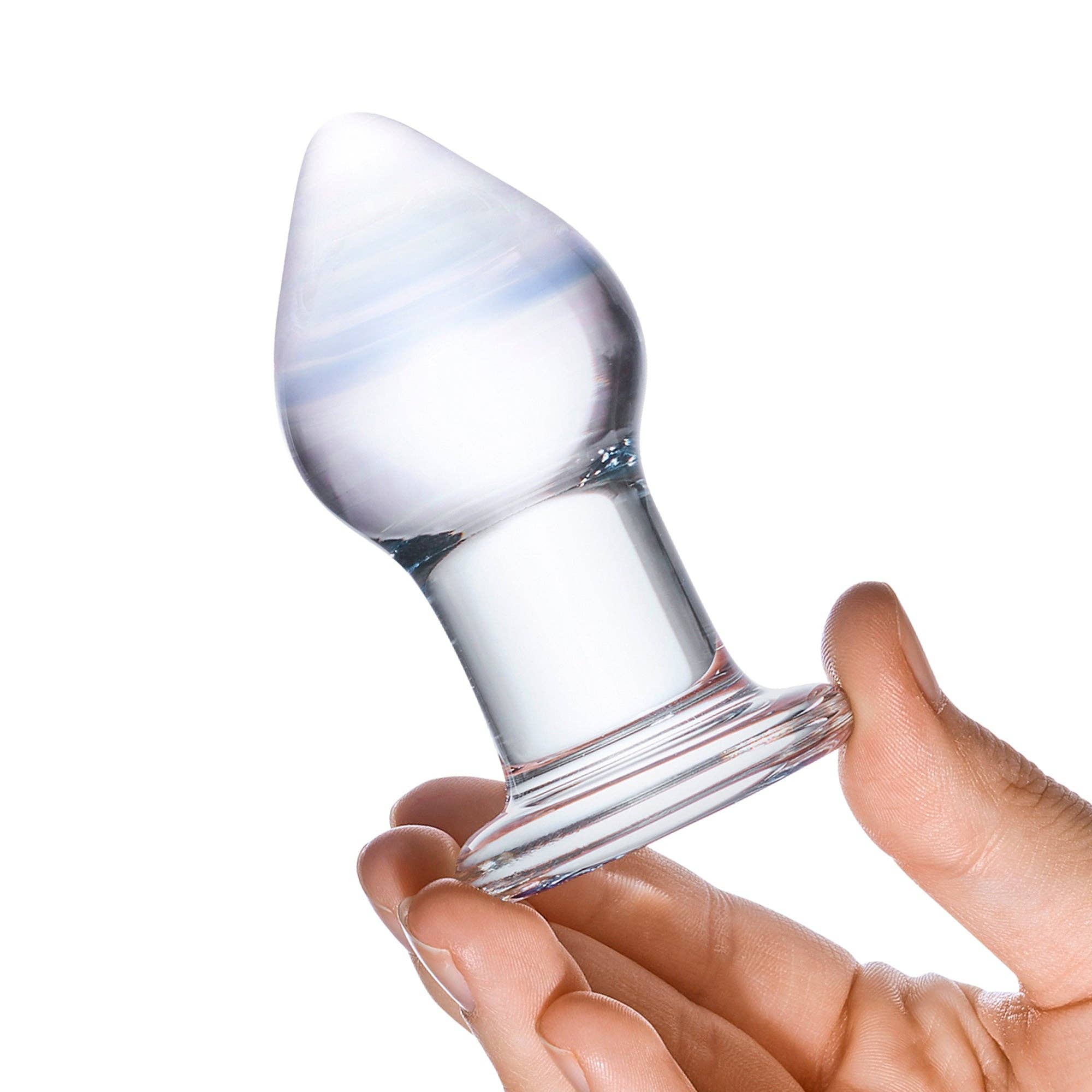 Lux Fetish Store - Wholesale Sex Toy - Amethyst Rain Butt Plug6